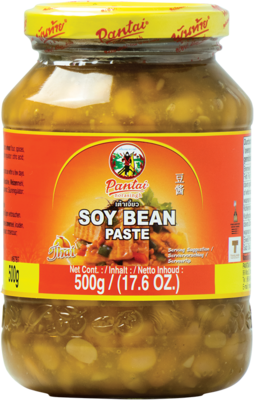Sojabohnenpaste, mit ganzen Sojabohnen, Pantai, 500g