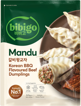 Korea BBQ Gyoza Mandu, mit Rindfleisch, Bibigo, 525g