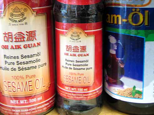 Sesamoel, geroestet, Oh Aik Guan, 360ml