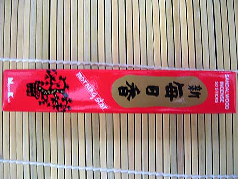 Räucherstäbchen, 50 St., 20g, Japan, Morning Star, Sandelholz
