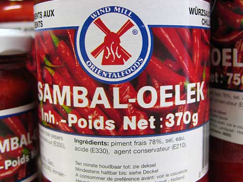 Sambal Oelek, Windmill - H&S, 370g