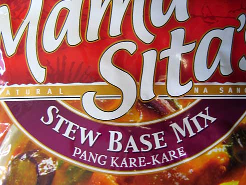 Kare Kare, philippinischer Ochsenschwanzeintopf, Mama Sita`s, 50g