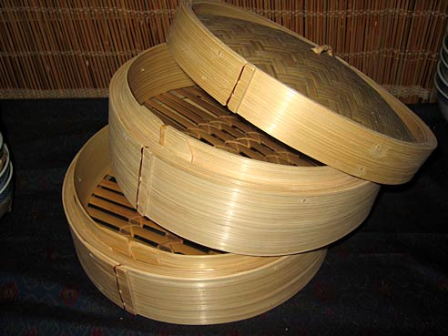 Bambusdaempfeinsatz, 25 cm, 3 tlg