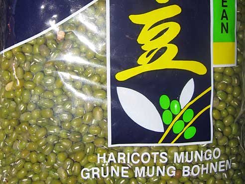 Mungbohnen, ganz, gruen, Golden Chef, 400g