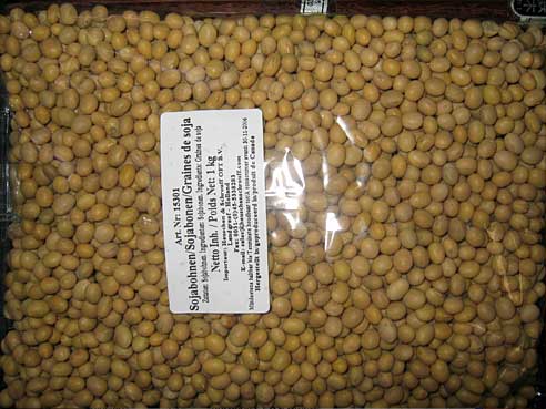 Sojabohnen, getrocknet, ganz,  1kg