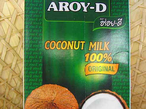 Kokosmilch, Aroy-D, 17% Fettgehalt, 1000ml, Tetrapak