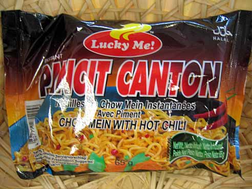 Pancit Canton, Hot, Lucky Me!,  5x60g