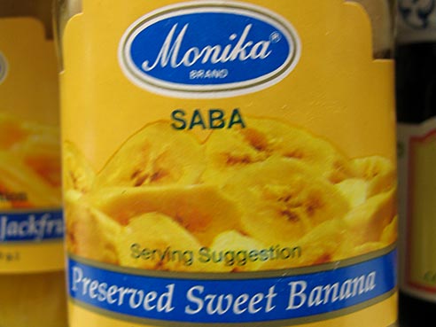 Bananen, süss, Saba, Monika, 340g/250g ATG