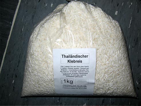 Klebereis, Langkorn, ganz, Royal Thai, 1kg