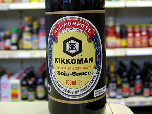 Sojasosse, Shoyu, Kikkoman, 150ml, Glasflasche
