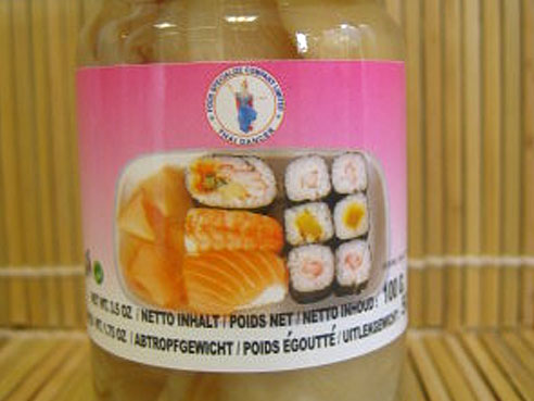 Sushi Ingwer, Ingwer eingelegt, Sushi Gari, Thai Dancer, 100g