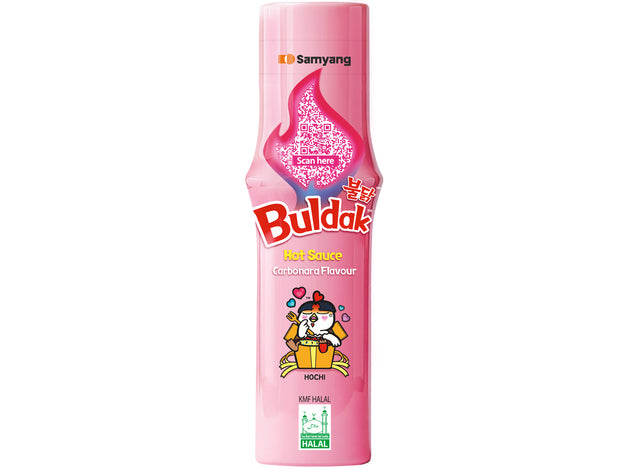 Buldak, Huhn Carbonara, hot chili sauce, Samyang, Korea, 165ml 1