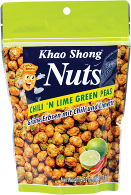 Chili `n Lime Green Peas, gruene Erbsen mit Chili und Limette, Khao Shong, 120g