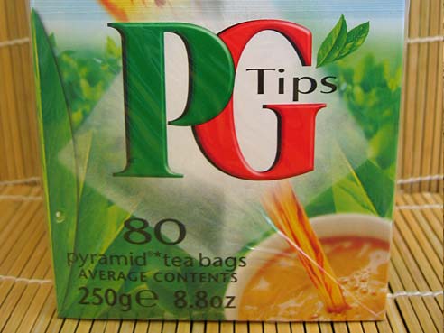 PG Tips Tea, schwarzer Tee, 250g, 80 Teebeutel