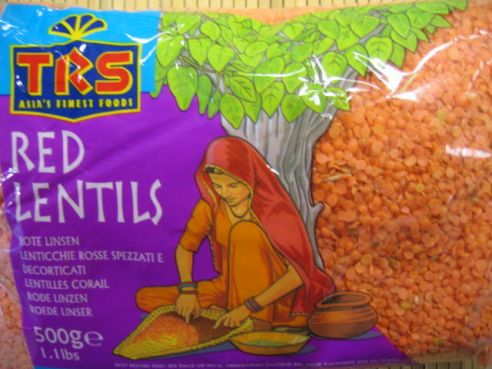 Masoor Dal, rote Linsen, TRS, 500g