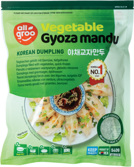 Dumpling mit Gemüse, Gyoza Mandu, Allgroo, 540g