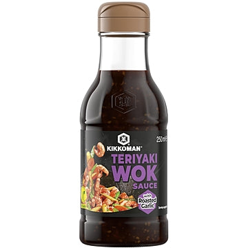 Teriyaki Sosse mit geröstetem Knoblauch, Kikkoman, 250ml