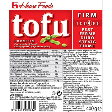 Tofu, Silken, firm, fest, Seiden Tofu, House Food, 553g/ATG:400g