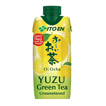 Unsweetend Yuzu Green Tea, Oi Ocha, ITO EN, 330ml, Tetrapak 1