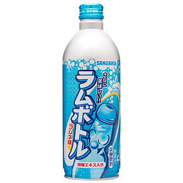 Sangaria, japanische Limonade mit Kohlensäure,Ramu Bottle Original, 482ml 1