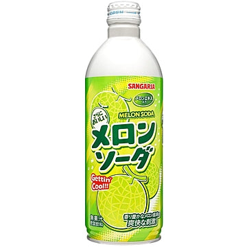 Sangaria, japanische Limonade mit Kohlensäure, Melon Soda, 479ml 1