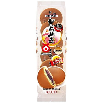 Dorayaki Tsubuan, Pancake mit Adzukibohnenfuellung, Marukyo, 6 St., 318g