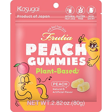 Peach Gummy, Fruchtgummi mit Pfirsichgeschmack, JAPAN, 80g 1