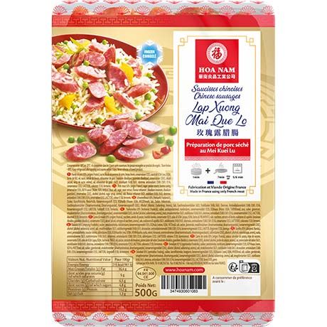 Lap Xuong Mei Kuei Lu, Asia Mettwurst mit Rosenschnaps, 500g
