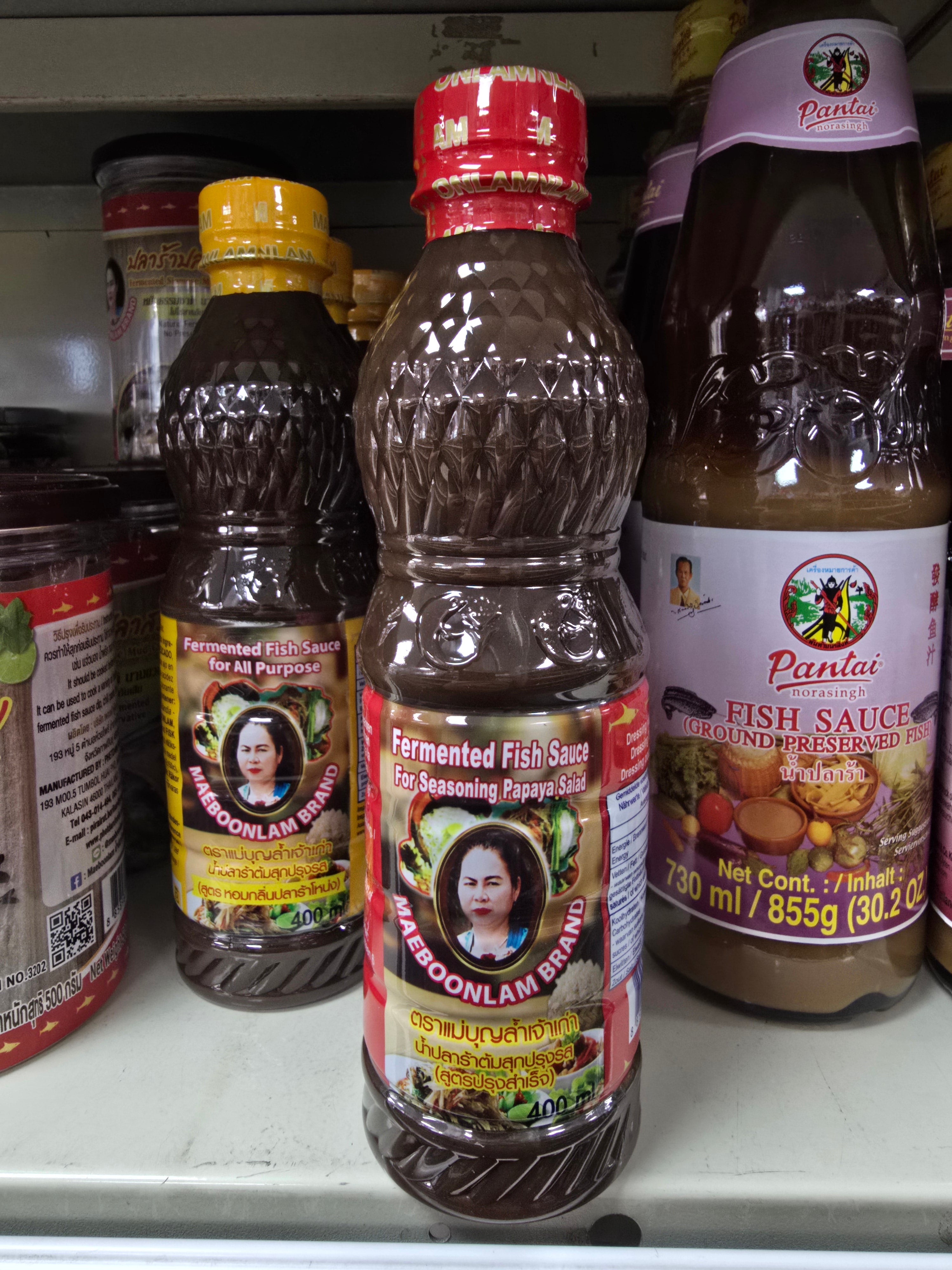 Maeboonlam, fermentierte Fischsosse, for Papaya Salad, 400ml