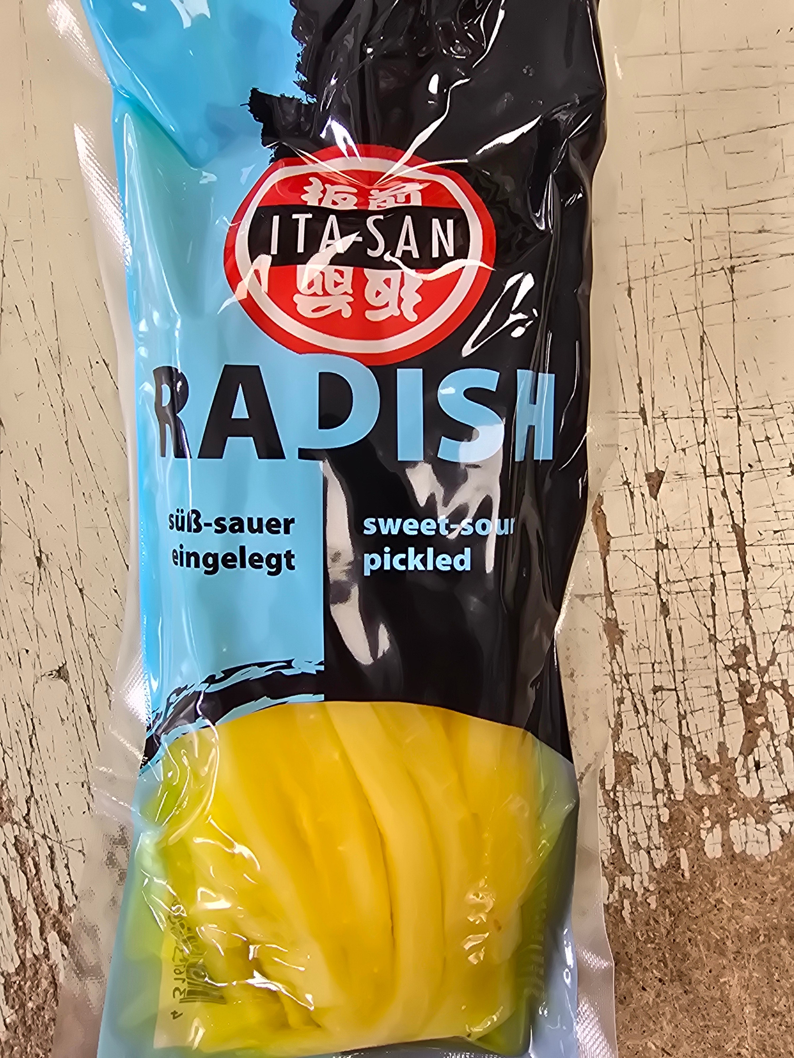 süß-sauer eingelegter Rettich, in Streifen, ITA-SAN, 350g/ 315g ATG 1